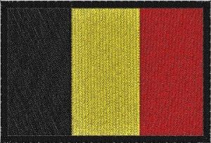 Nášivka Belgická vlajka | 6 x 4 cm, 7,5 x 5 cm