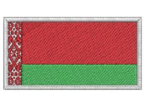 Nášivka Běloruská vlajka | 6 x 3 cm, 7,5 x 4 cm