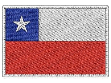 Nášivka Chilská vlajka