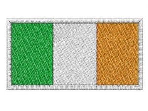 Nášivka Irská vlajka | 6 x 3 cm, 7,5 x 4 cm