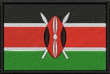 Nášivka Keňská vlajka