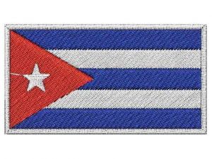 Nášivka Kubánská vlajka | 6 x 3,5 cm, 7,5 x 4 cm