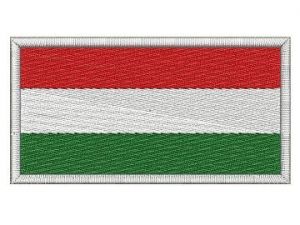 Nášivka Maďarská vlajka | 6 x 3 cm, 7,5 x 4 cm