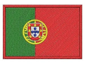Nášivka Portugalská vlajka | 6 x 4 cm, 7,5 x 5 cm