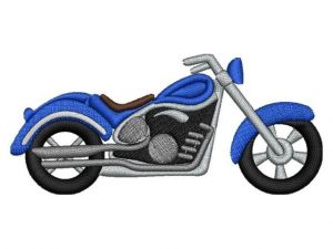 motorka modrá
