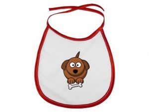 Bryndák s pejskem červený lem