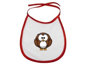 Bryndák se sovou červený lem