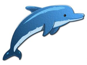 nažehlovačka s delfínem