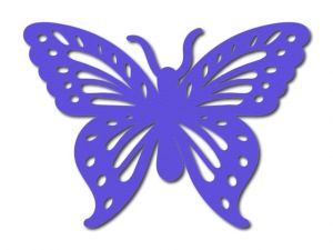 fialový motýl