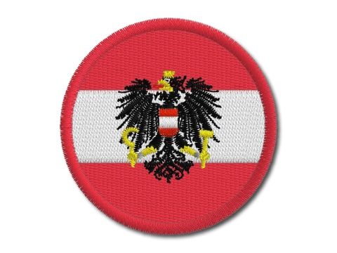 nášivka Rakouská vlajka kulatá