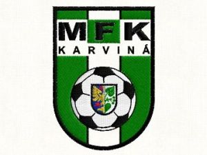 Nášivka MFK Karviná | 5 x 7 cm, 5,5 x 8 cm