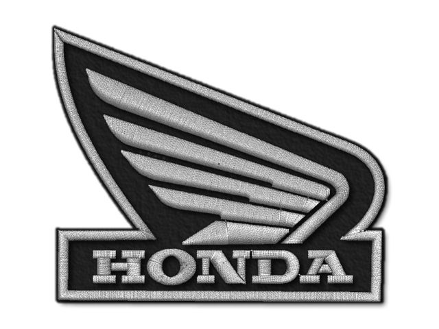 Nášivka Honda stříbrná