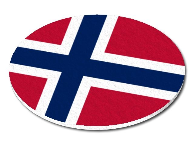 Filcový podtácek Norsko