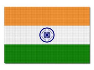 Tištěná indická vlajka