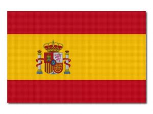 Tištěná Španělská vlajka