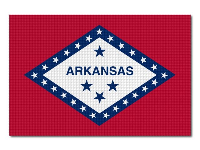 Vlajka Arkansas