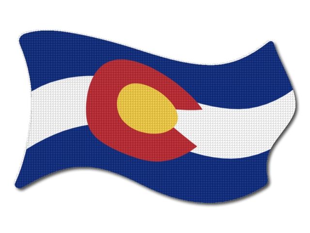 vlajka Colorado vlající