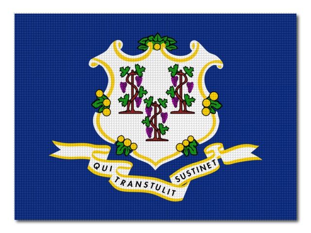 Vlajka Connecticut