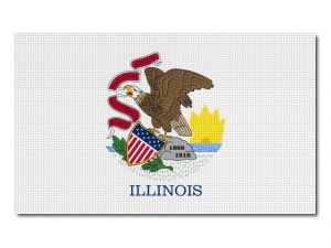 Vlajka Illinois
