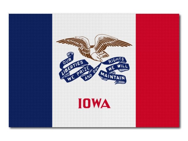 vlajka Iowa