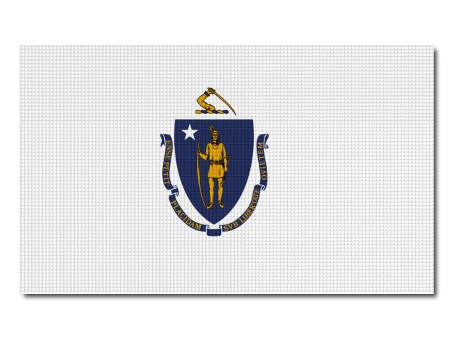 Vlajka Massachusetts
