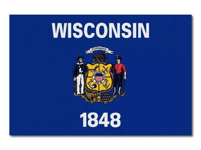 vlajka Wisconsin