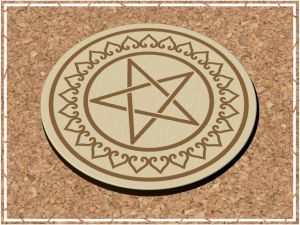 Podtácek Pentagram 1