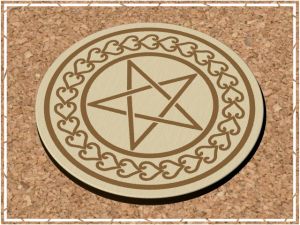 Podtácek Pentagram