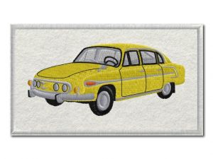 Nášivka Tatra 603 žlutá