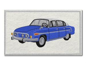 Nášivka Tatra 603 modrá