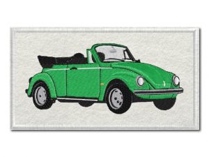 Nášivka VW brouk zelená