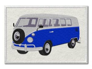 Nášivka VW VAN modrá