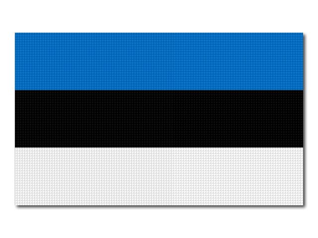 Estonská vlajka tisk