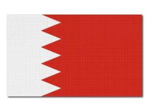 Tištěná bahrajnská vlajka