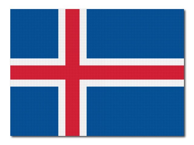  Islandská vlajka