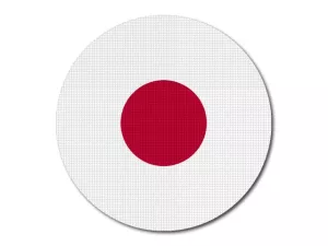 Japonská vlajka kulatá