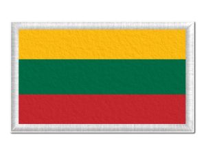  Litevská vlajka tištěná nášivka