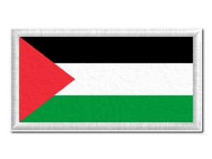  Palestinská vlajka tištěná nášivka