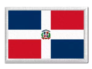  tištěná nášivka Dominikánská republika