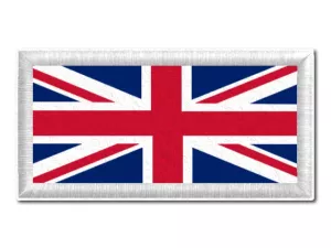 Velká Británie vlajka tištěná nášivka