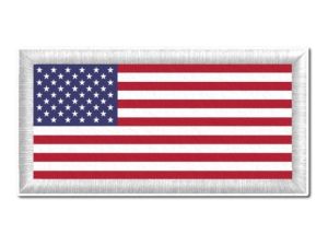 Vlajka USA tištěná nášivka
