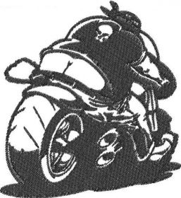 Tričko motorkář s výš. vzadu | XS, S, M, L, XL, XXL, 3XL, 4XL, 5XL
