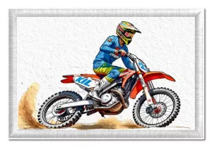 Nášivka Motokros tištěná