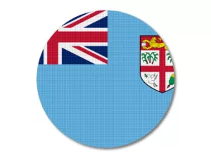 Vlajka Fidži kulatá