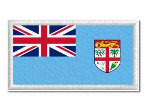 Vlajka Fidži tištěná nášivka