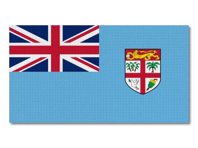 Vlajka Fidži tištěná