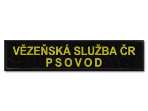 Vězeňská služba Psovod 33 x 7 cm