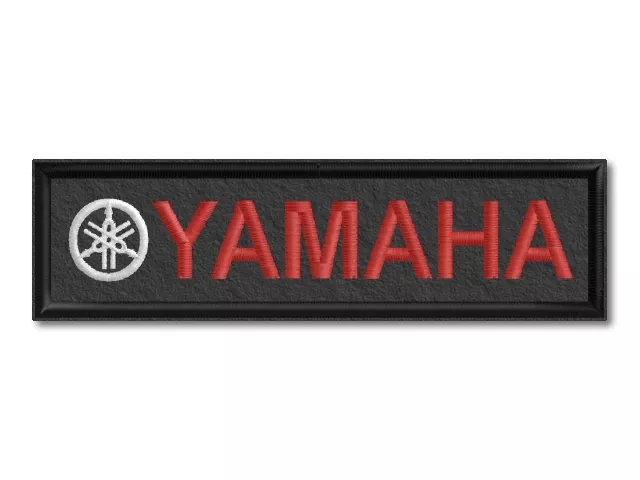 Nášivka Yamaha červený text
