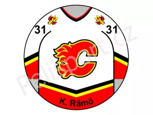 Potisk Calgary Flames Calgary Flames berze 3 světlá