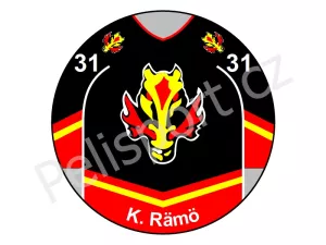 Potisk Calgary Flames Calgary Flames verze 3 tmavá